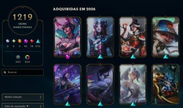 CONTA LOL BR 1.219 SKINS MESTRE CONTA de 2011 E-MAIL ORIGINAL