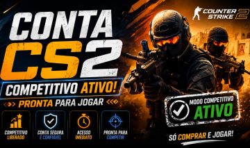 CONTA CS2 PRONTA PARA O COMPETITIVO | ACESSO IMEDIATO !!