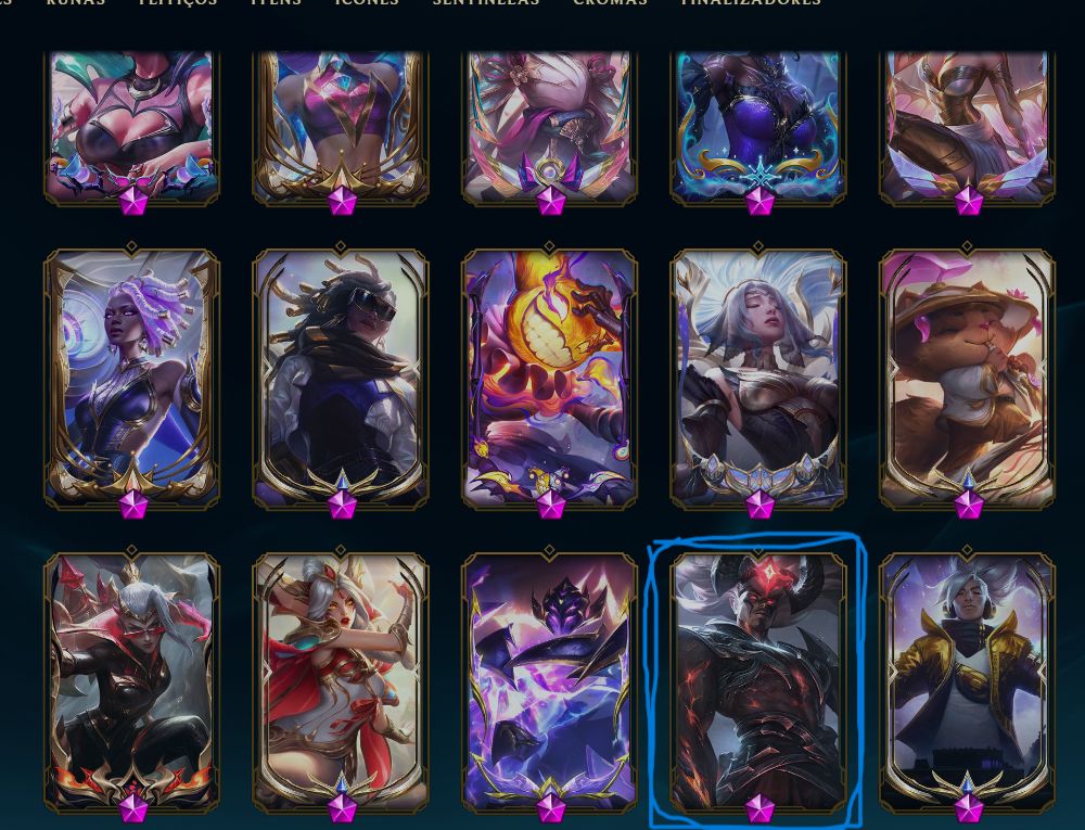 CONTA LOL JINX EXALTADA+YASUO EMISSÁRIO DA ESCURIDAO+548 SKINS