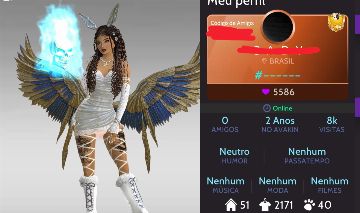 CONTA DE AVAKIN LIFE LEVEL 32 ESTILO GÓTICO + Y2K+