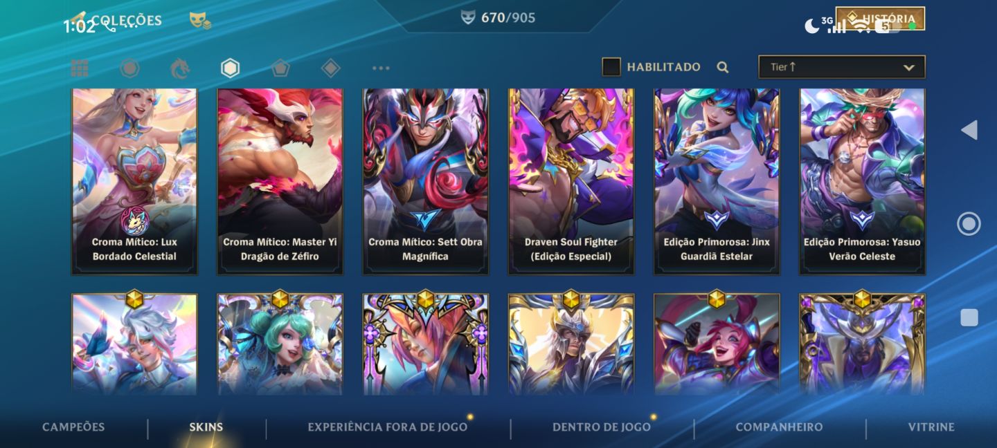 Conta de League of Legends WildRift