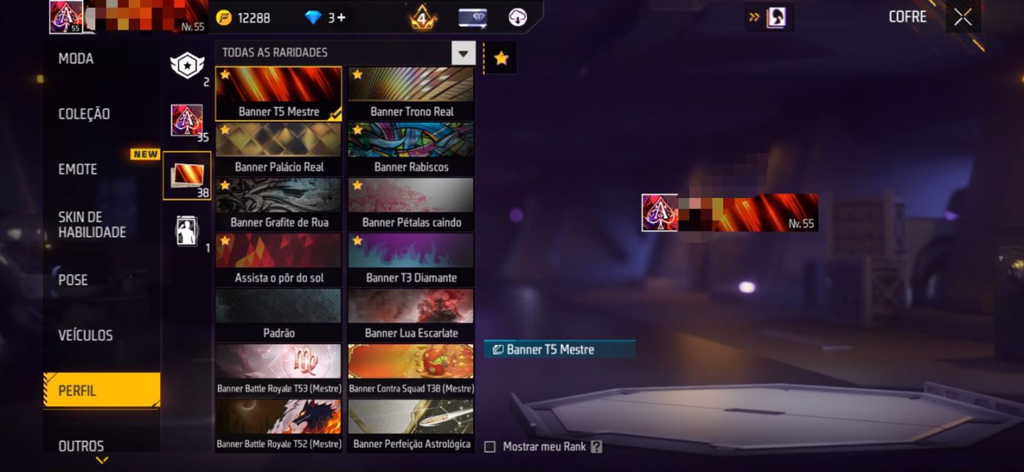 CONTA DE FREE FIRE LINDA E RARIDADE ABSURDA