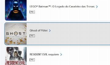 CONTA PS5 COMPLETA: LEGO Batman 2026 + RE9 + Ghost of Ytei Deluxe + FC 26