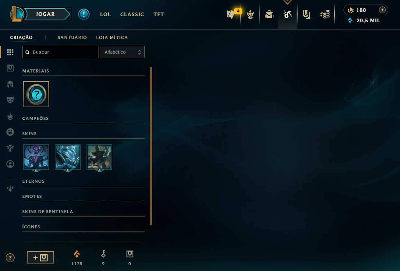 [CONTA LOL] MESTRE com skins