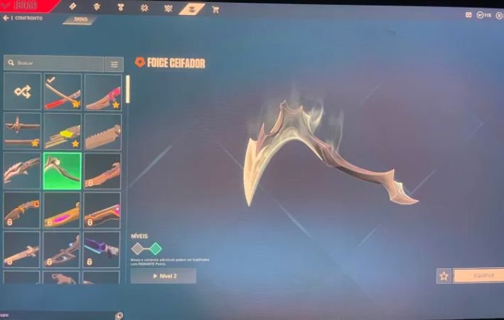CONTA VALORANT MUITAS SKINS