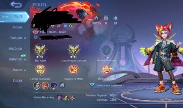 Conta com skins gusion e joy