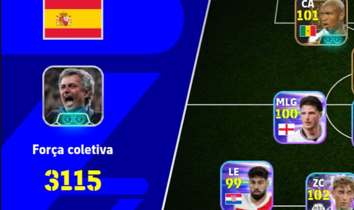 Conta eFootball 311| Cruyff, Neymar, Messi, entre outros