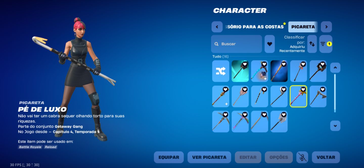 CONTA FORTNITE TRYHARD
