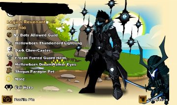 CONTA AQW LV 100 COM ALGUNS HARD FARMS E ITENS RAROS