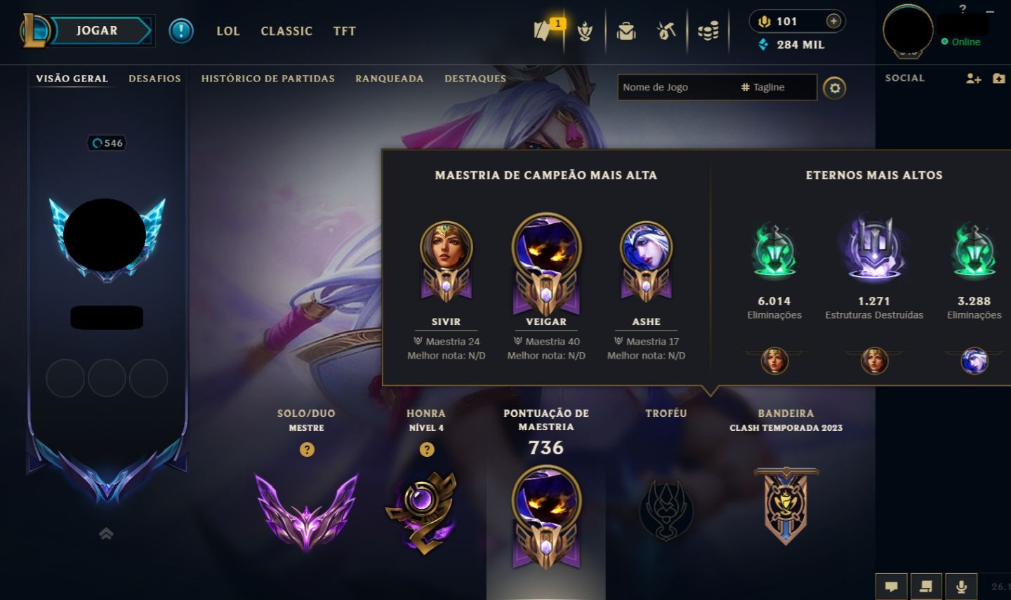 Conta Mestre | Main ADC/MID