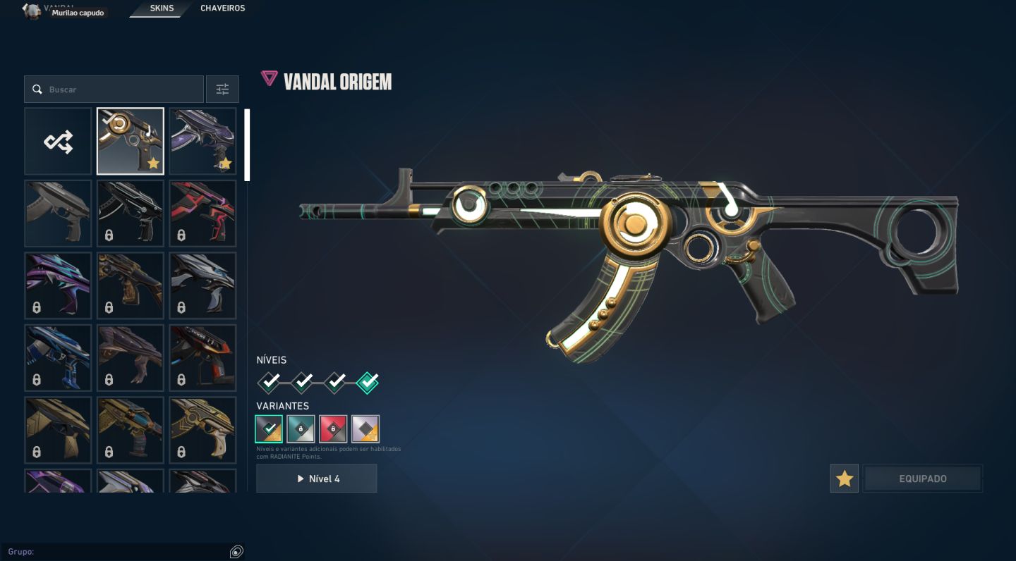 Phantom Reconhecimento, Vandal Saqueadora, Sheriff aemondir, faca, e+ uma vandal