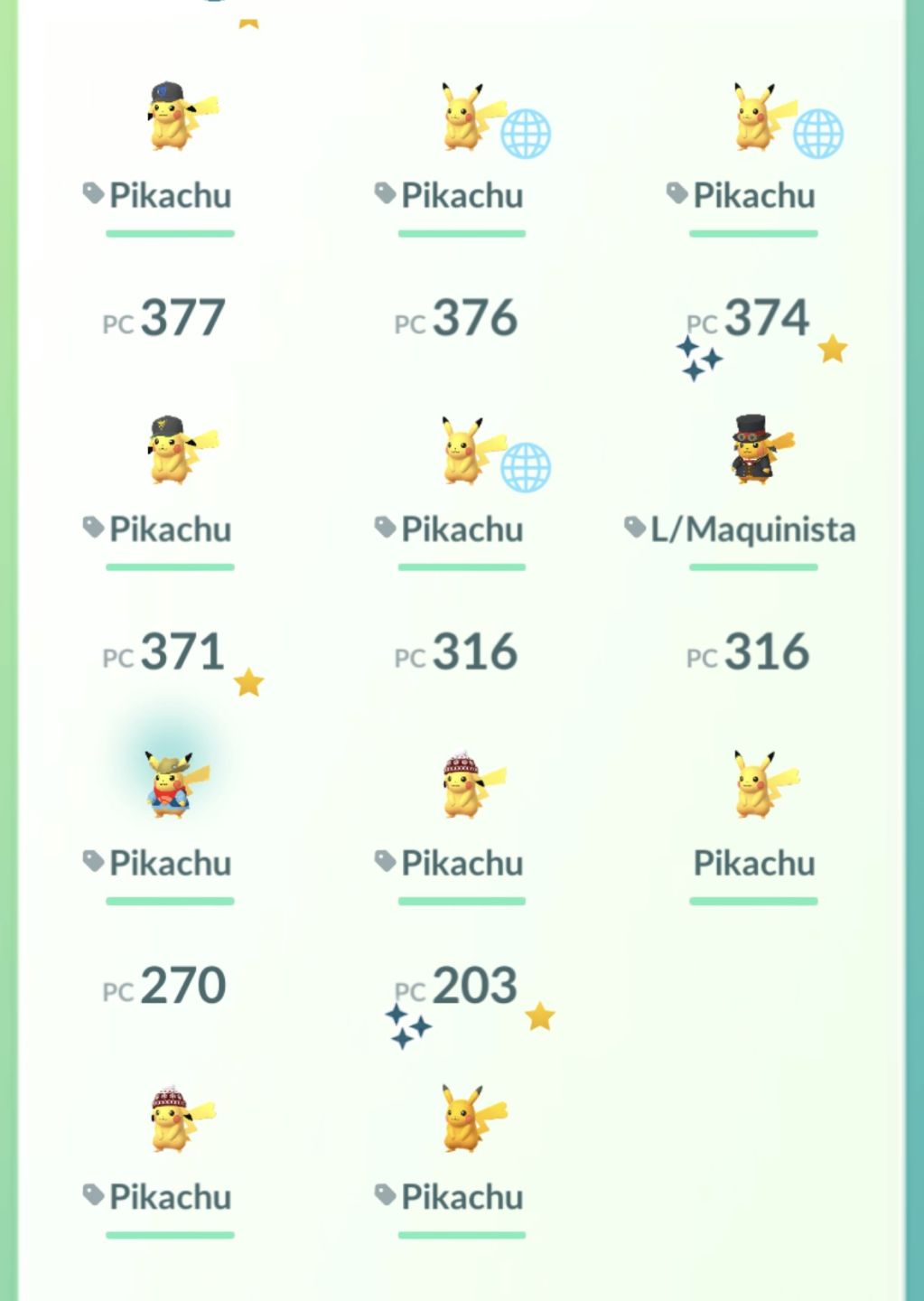 Conta pokemon go pra quem quer vários Pokémon raros