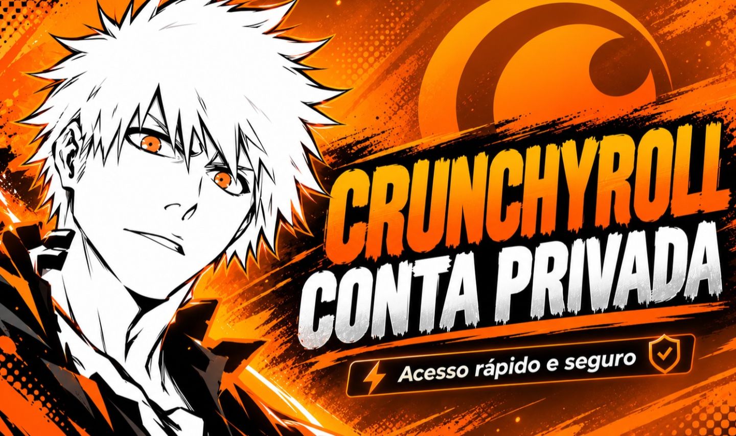 Contas Crunchyroll Premium Mega Fan 1 Mês ( CONTA SÒ SUA)