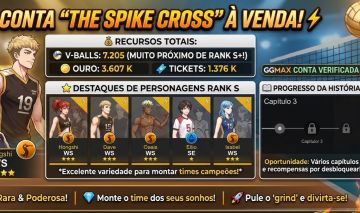CONTA THE SPIKE CROSS - RECURSOS ALTOS E VÁRIOS RANK S