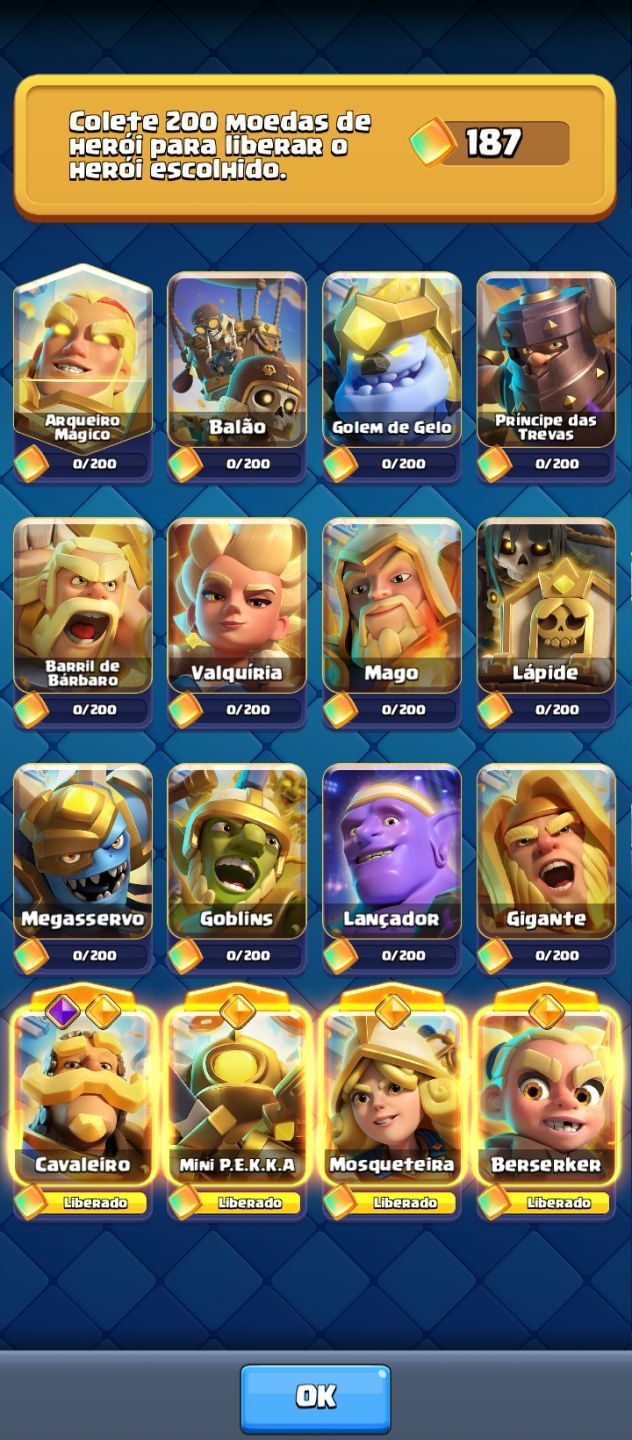 Conta Clash Royale 12024 Troféus
