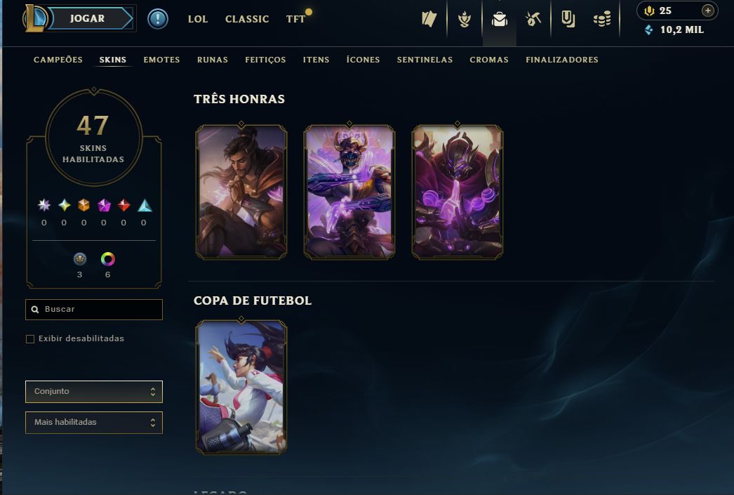 CONTA LEAGUE OF LEGENDS | NÍVEL 22