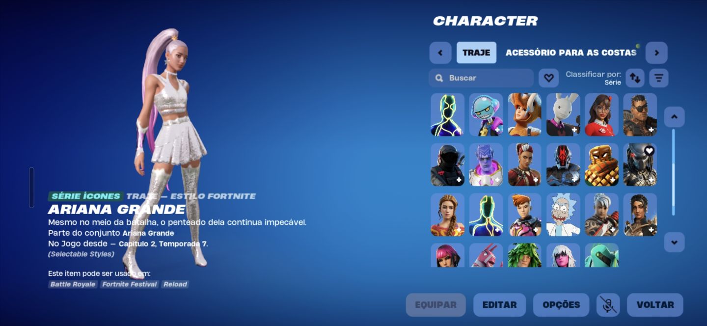Conta fortnite