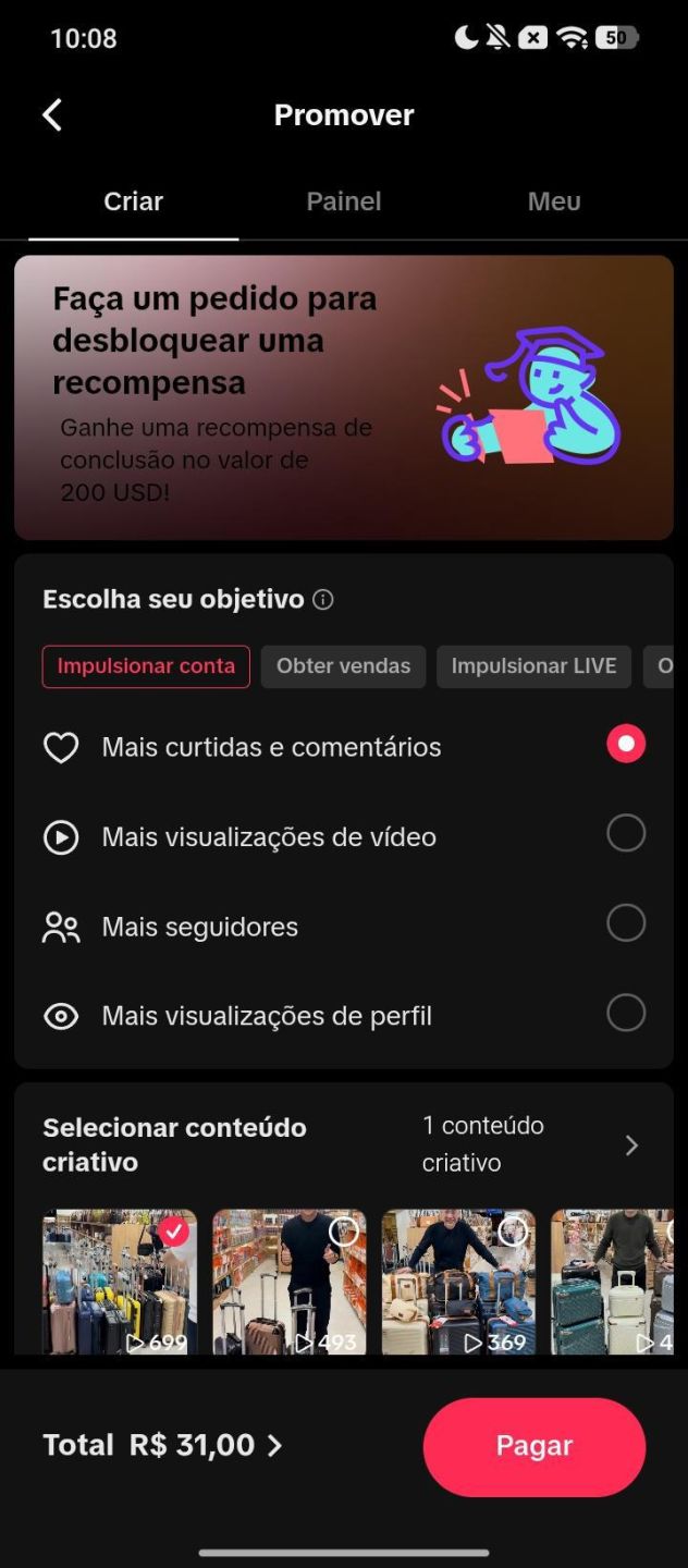 CONTA TIKTOK 2K SEGUIDORES BR! PROMOVER+SITE+LIVES+TR0CA N0ME! SEM SHOP!