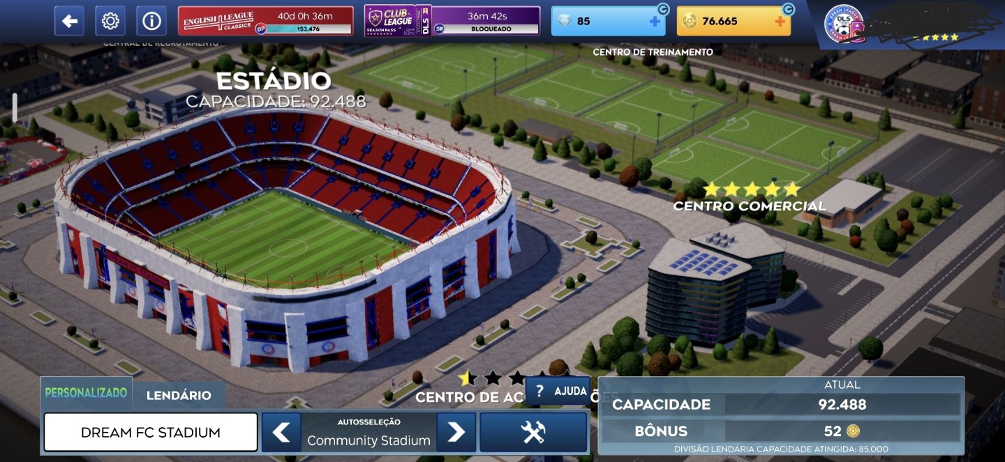 CONTA DE DLS 26 COM 12 HEROIS CULTUOS ESTADIO FULL E 77k DE MOEDAS
