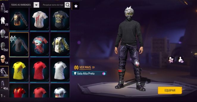 CONTA FREE FIRE LEVEL 81 PRIME 7 SOMBRA ROXA , UMP RUBI ,BANDEIRAO