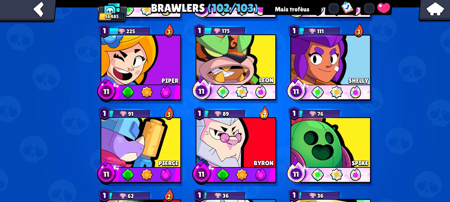 Conta Super completa para ranked, todos os brawler, e muito mais