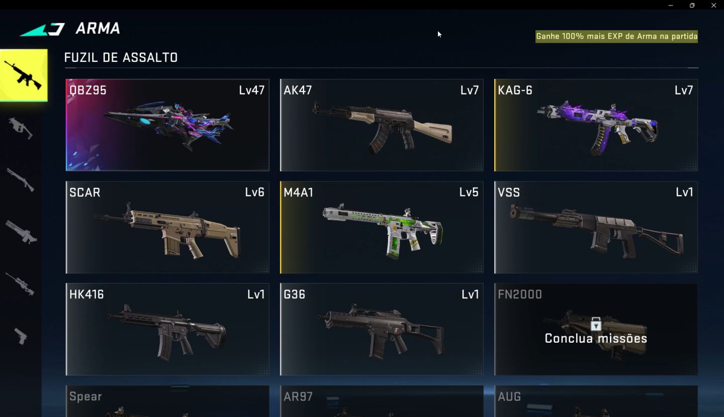 CONTA BLOOD STRIKE EVO QBZ95 - PENETRATOR (SKIN MAIS COBIÇADA) MENOR DO SITE