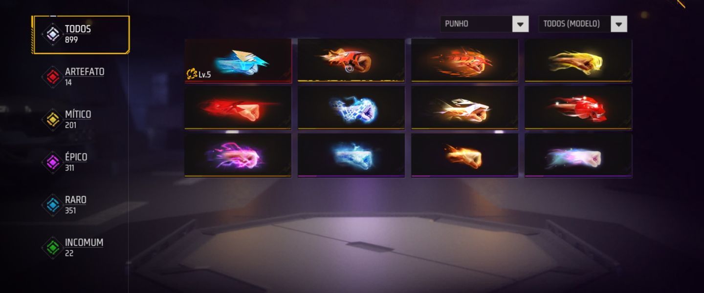 CONTA FREE FIRE (FF) FULLZONA 15 EVOS, 12 PUNHOS, UMP E XM8 ATT (NÃO É A ROXA)