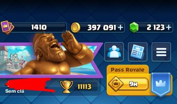 CONTA COMPLETA DE CLASH ROYALE