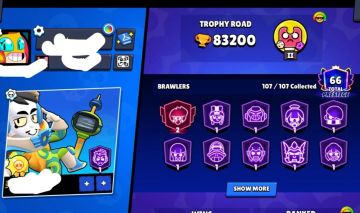 Conta Brawl Stars 2019 Full, 83K de Troféus com Bibi Heroica, Colt e mais