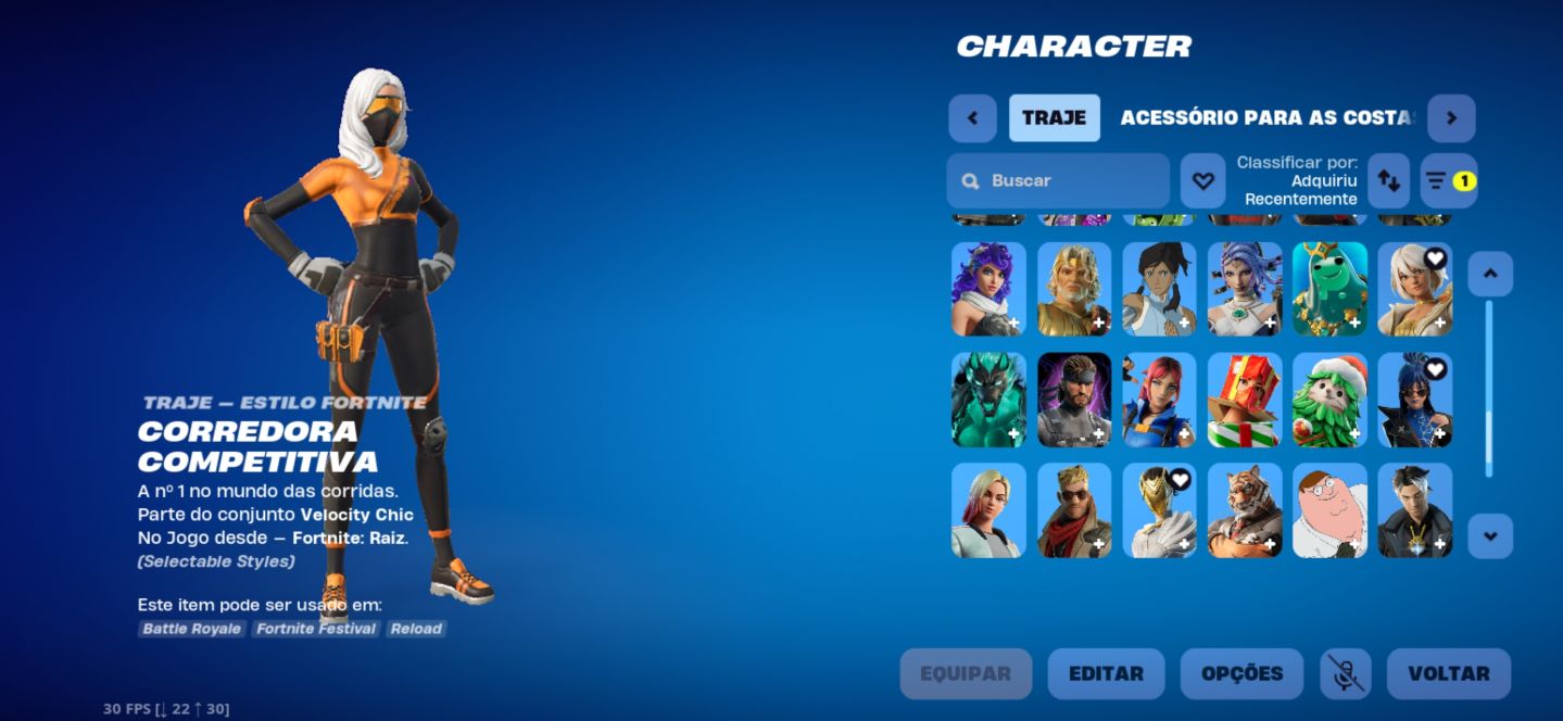 CONTAS DE FORTNITE TRYHARD E BARATA (PREÇO NEGOCIÁVEL)