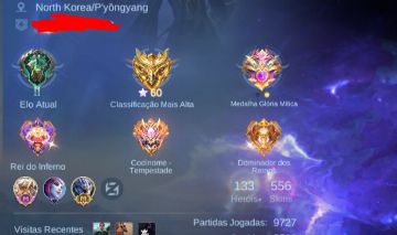 Conta barata Móbile legends