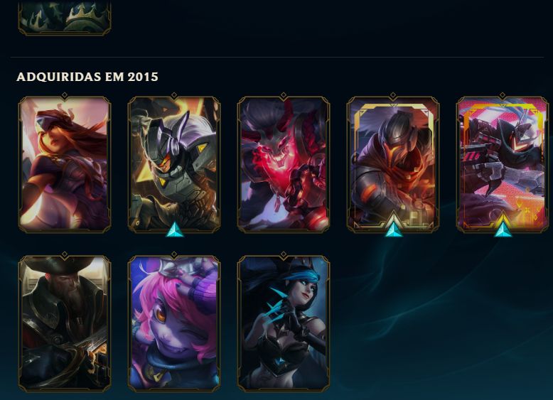 CONTA LoL | 129 SKINS | RIVEN CAMPEONATO 2012 | 22 LEGADAS