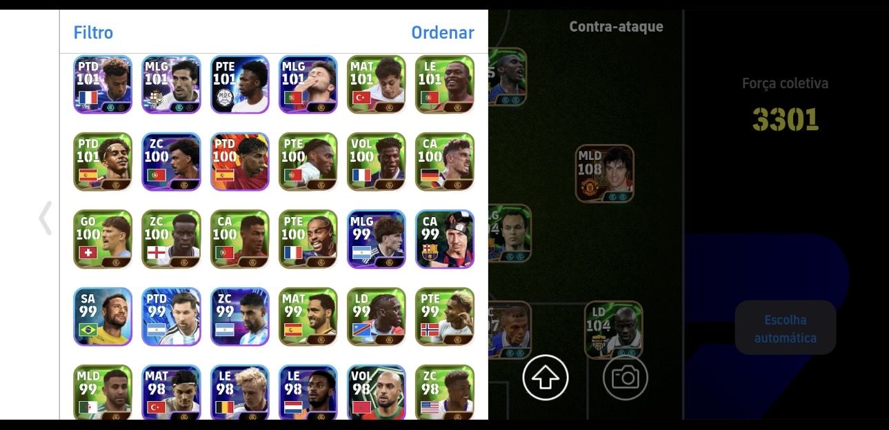 CONTA FULL EFOOTBALL! Terceiro banco ótima totalmente limpa de tudo !!