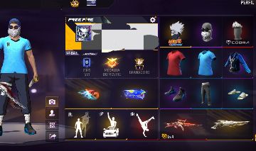 Conta free fire prime 5 com 2 punhos.