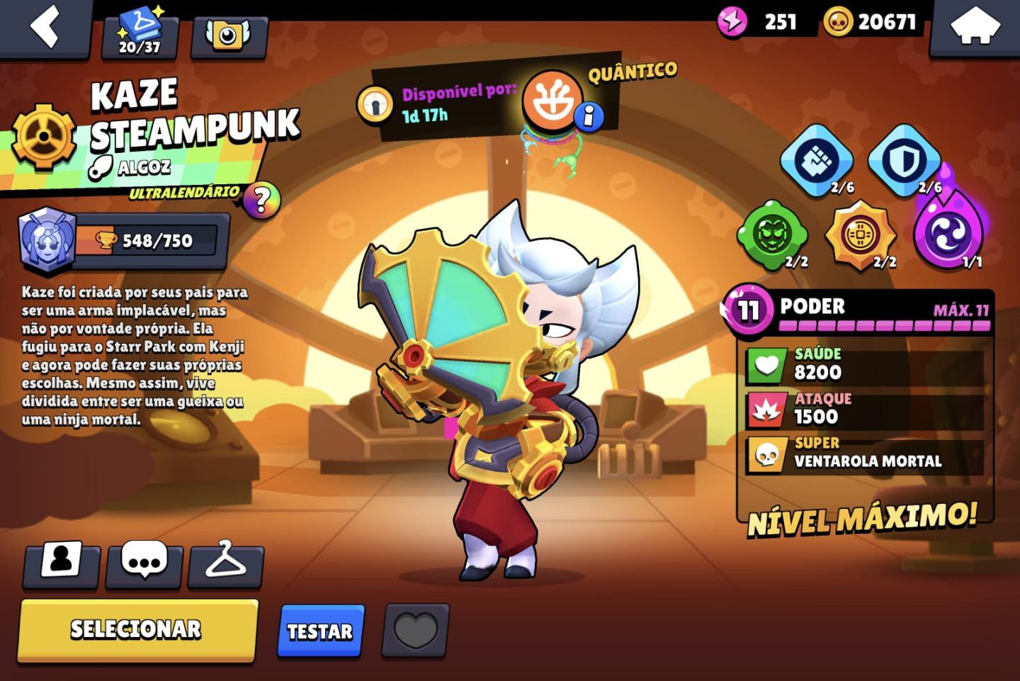 Conta Brawl Stars extremamente upada e antiga ( valor negociável)
