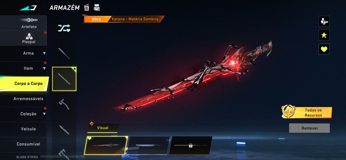 CONTA BLOOD NV50 + PASSE ATT + SKIN DE KATANA