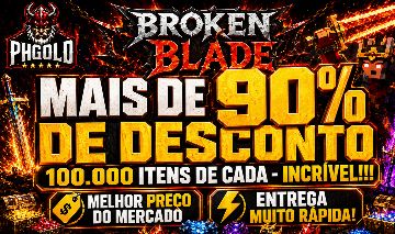 [TUDO R$2,00 - 100.000 DE CADA] BROKEN BLADE - LAMINA QUEBRADA - ESPADAS E ITENS