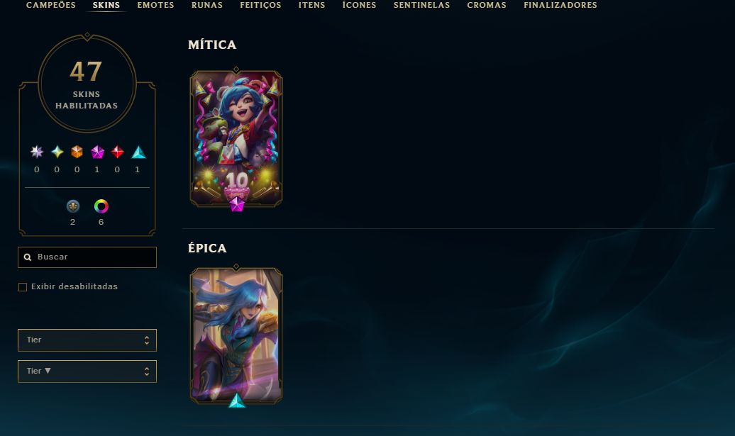 CONTA UNRANKED HONRA 5 E ANNIEVERSARIO RARA 10 ANOS DE LOL