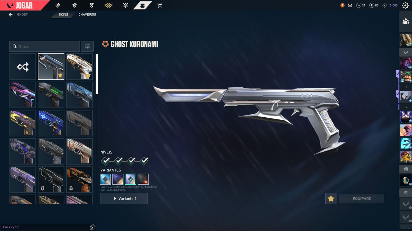 CONTA VALORANT 3K GASTO (negociavel)