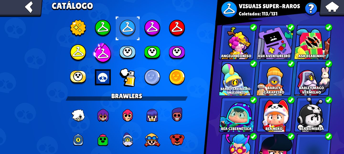 Conta de Brawl stars de 2019 Full prestígio 1 e level 11