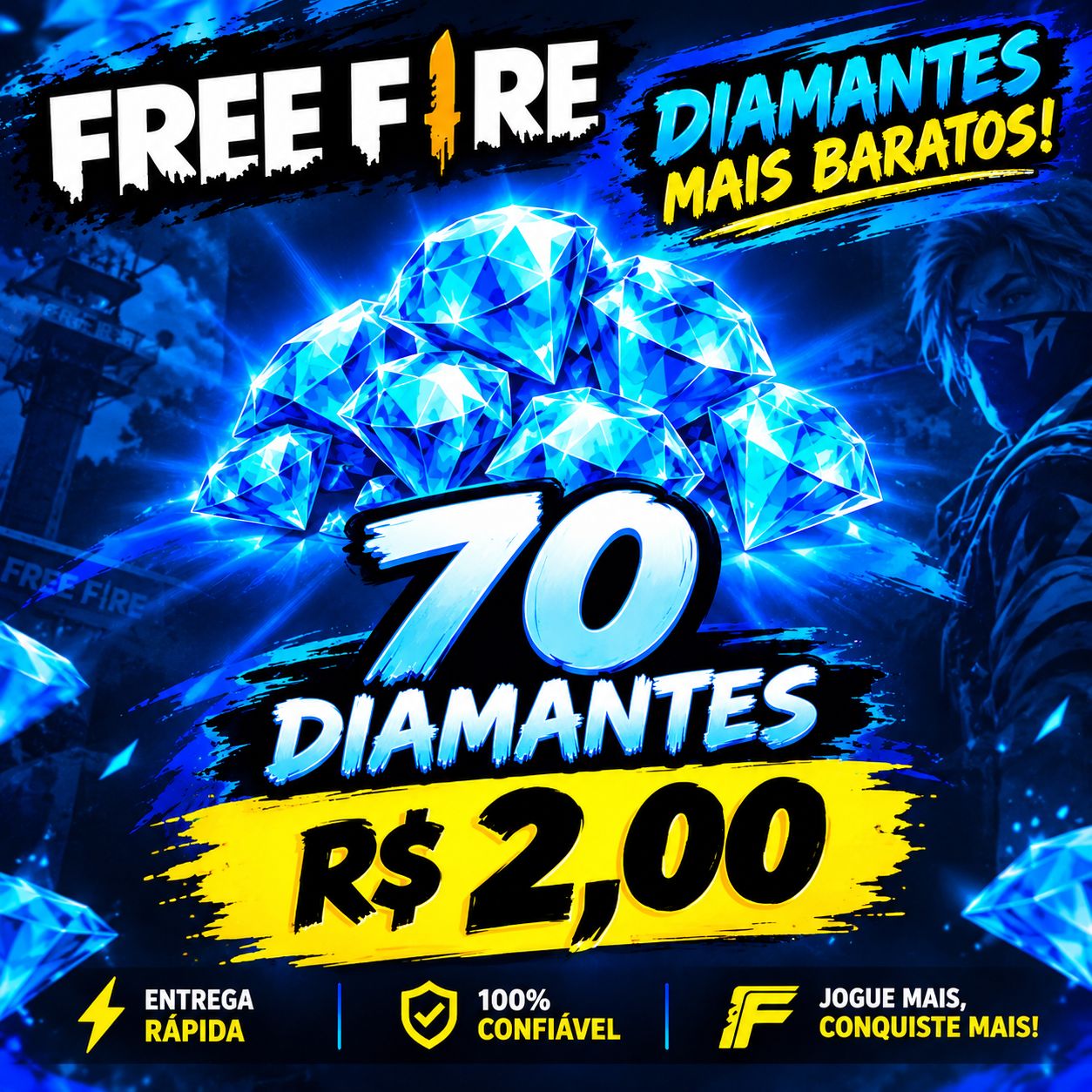 Diamantes mais baratos via id