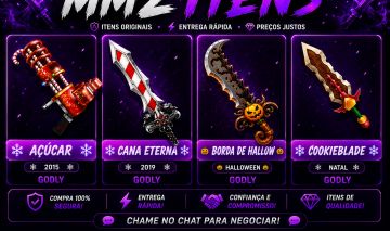Inventário MM2 - Sugar, Cana Eterna, Borda de Hallow e Laser