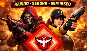 UP DE RANK FREE FIRE | RÁPIDO SEGURO SEM RISCO