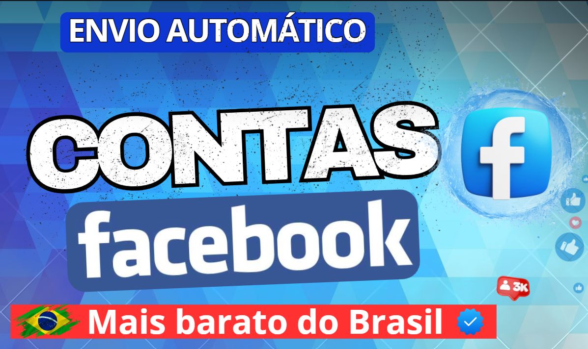 FACEBOOK | CONTAS NOVA EM PROMOÇÃO