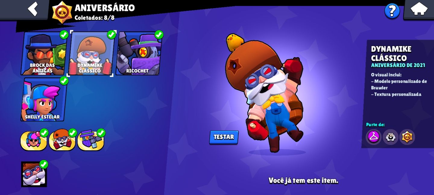 CONTA RARÍSSIMA DE 2018 | 95 BRAWLERS MAX | 3 VISUAIS DE HIPERCARGA + E RAROS
