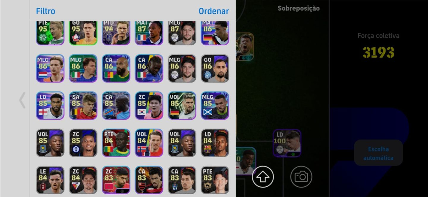 CONTA EFOOTBALL RARA! ROMARIO BUGADO + AGUERO BLITZ + NAKATA + ROSICKY E+++!