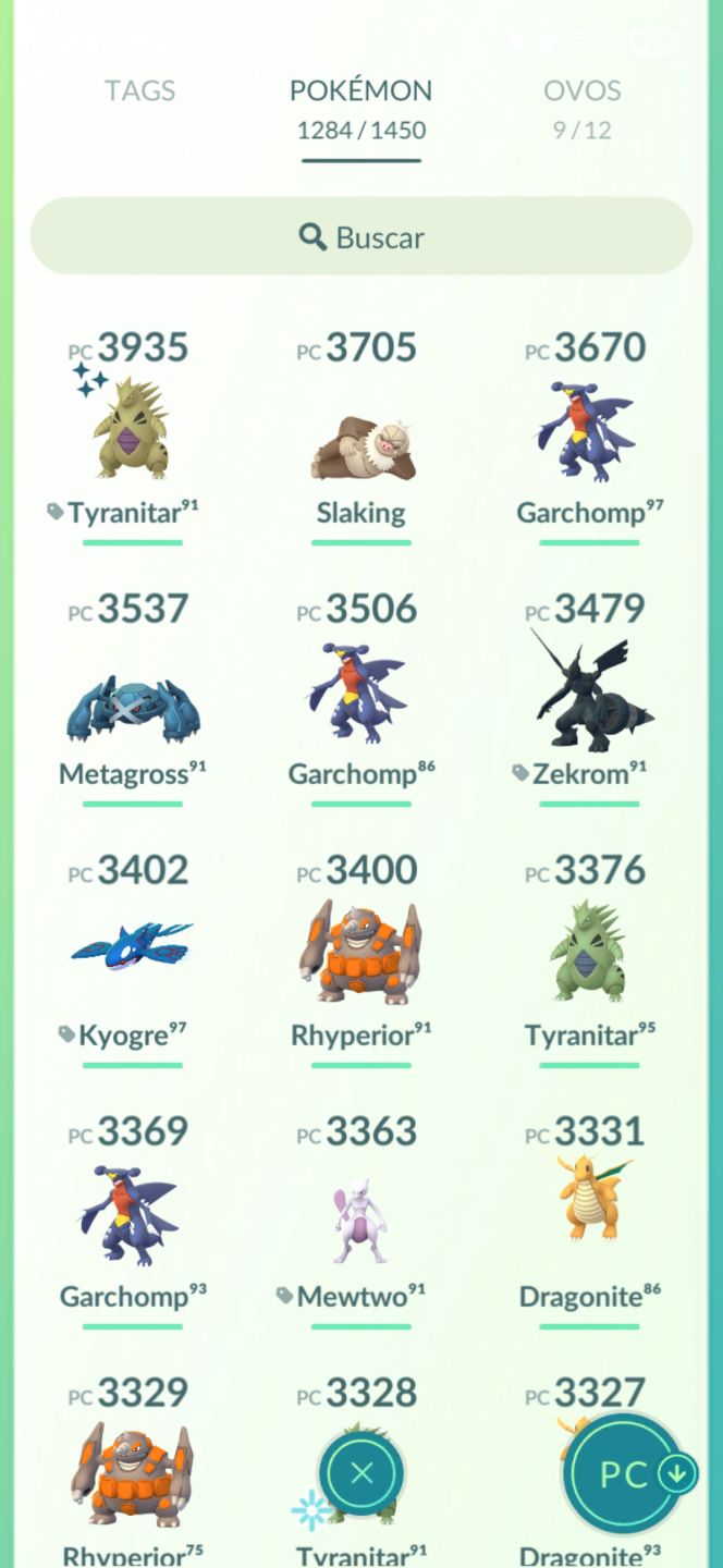Conta de Pokemon Go Colecionador 2016 - END GAME