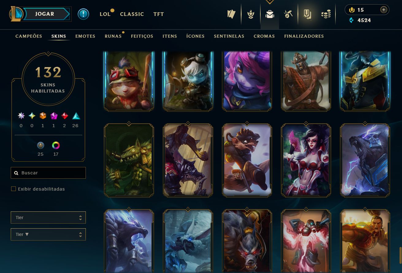 CONTA UNRANKED - 132 SKIN - FULL CHAMP + PREÇO BAIXISSIMO! - 100% SEGURA!