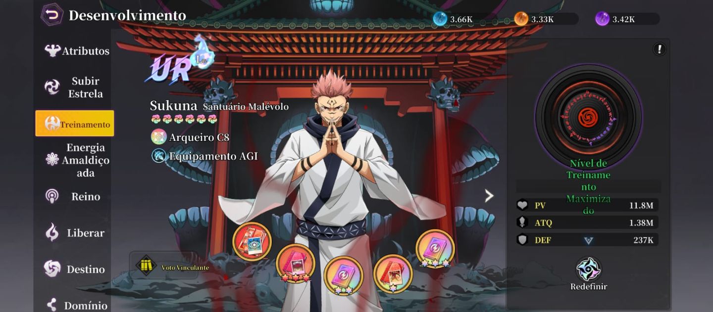 Conta REI DO JUJUTSU PC: 63.3B