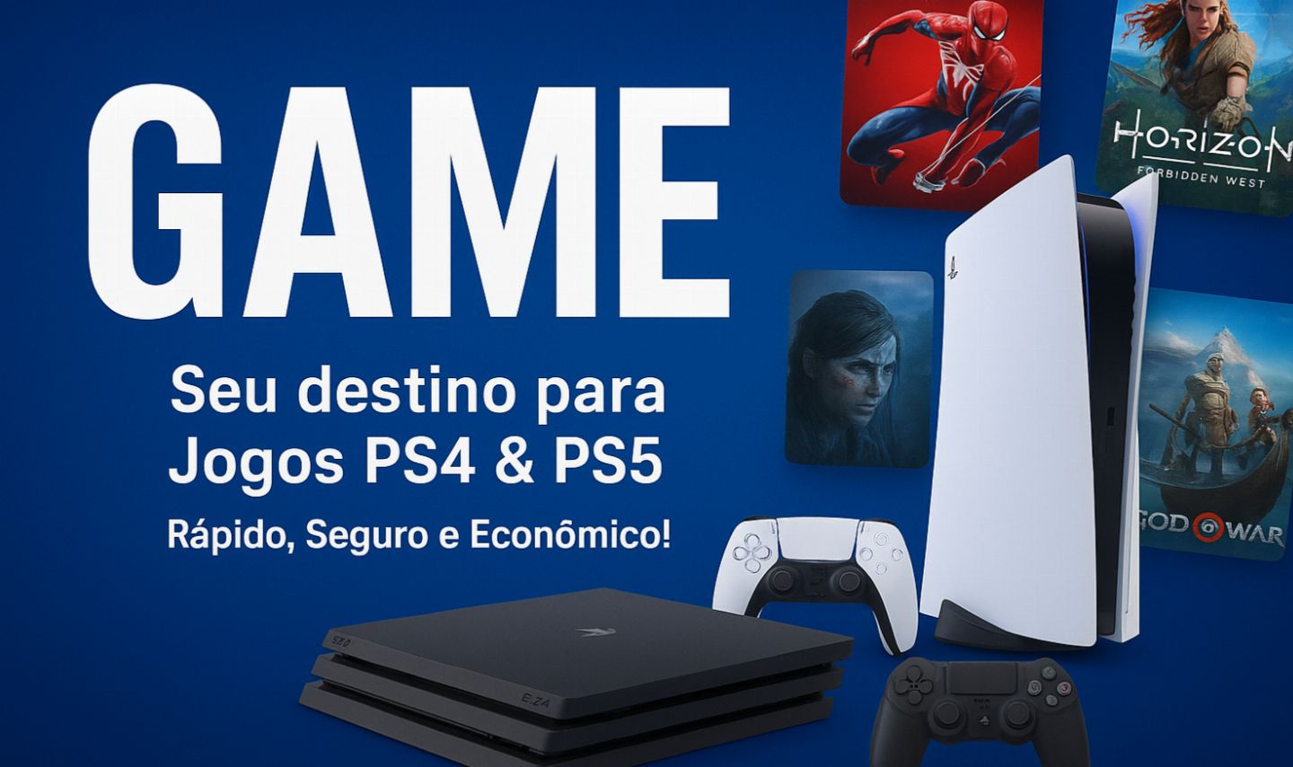 CONTAS JOGOS DE PS4 e PS5 Mídia Digital (Primária) (Full Access